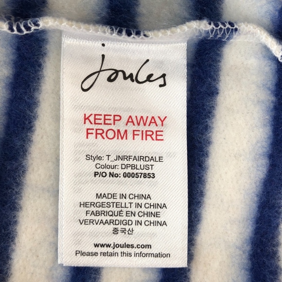 Joules Girls Fairdale Pink Half Zip Sweatshirt - Picture 8 of 8